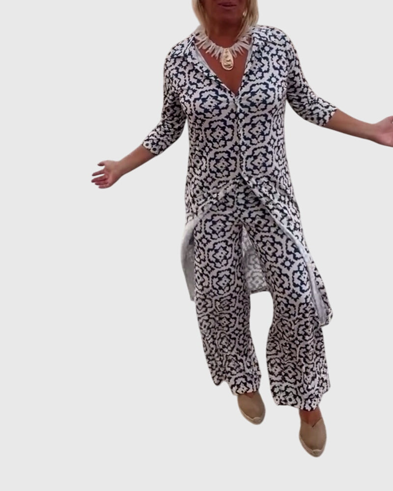 Gabriella™ | Elegancki Vintage Dwuczęściowy Zestaw