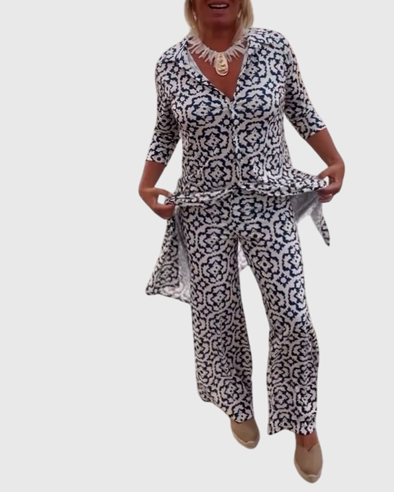 Gabriella™ | Elegancki Vintage Dwuczęściowy Zestaw