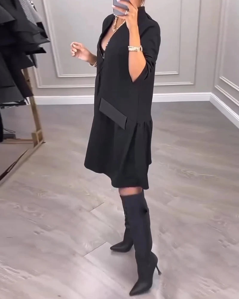 ISABELLA | Sukienka z Dekoltem w Kształcie V