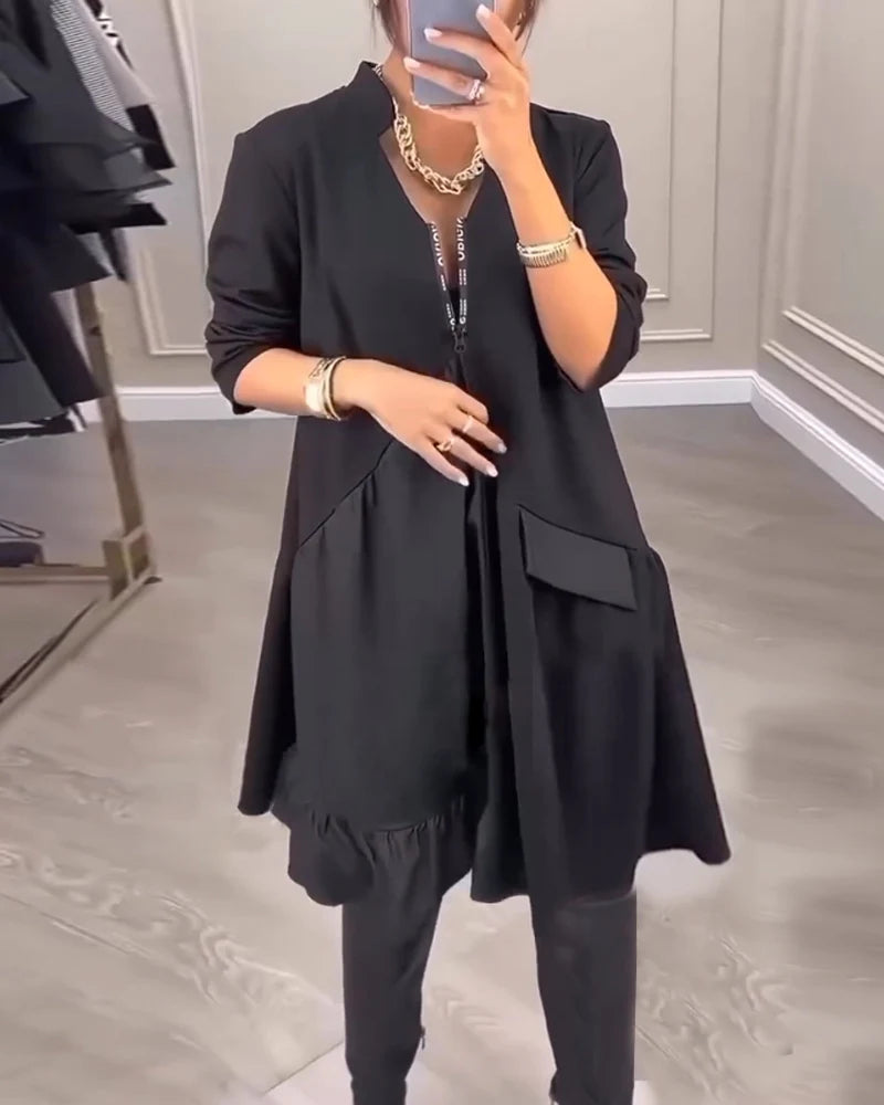 ISABELLA | Sukienka z Dekoltem w Kształcie V